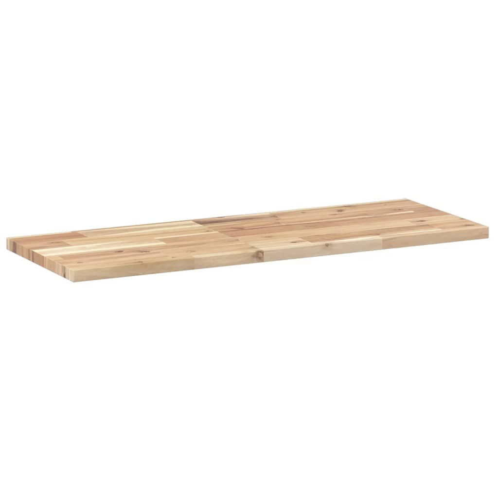 Plutajuće police 2 kom 100x30x2 cm Neobrađeno puno drvo akacije