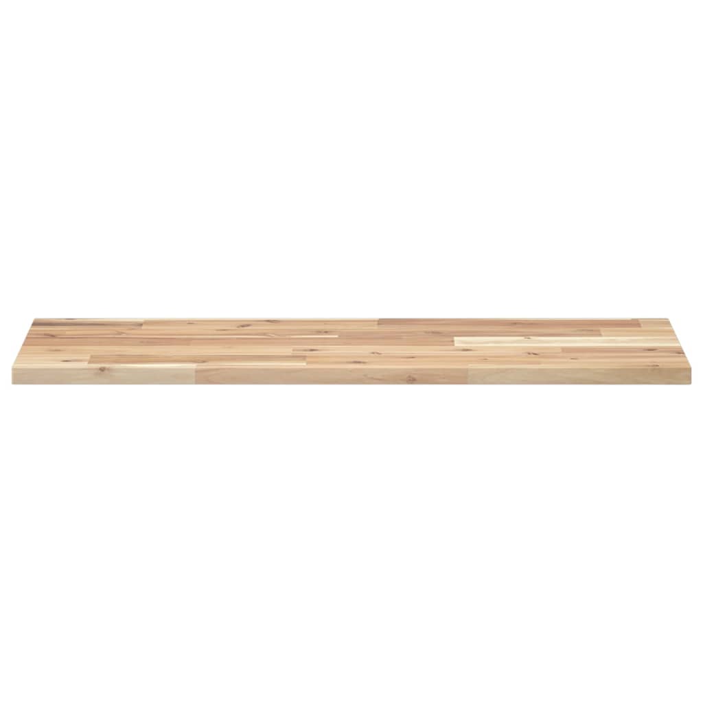 Plutajuće police 2 kom 100x30x2 cm Neobrađeno puno drvo akacije