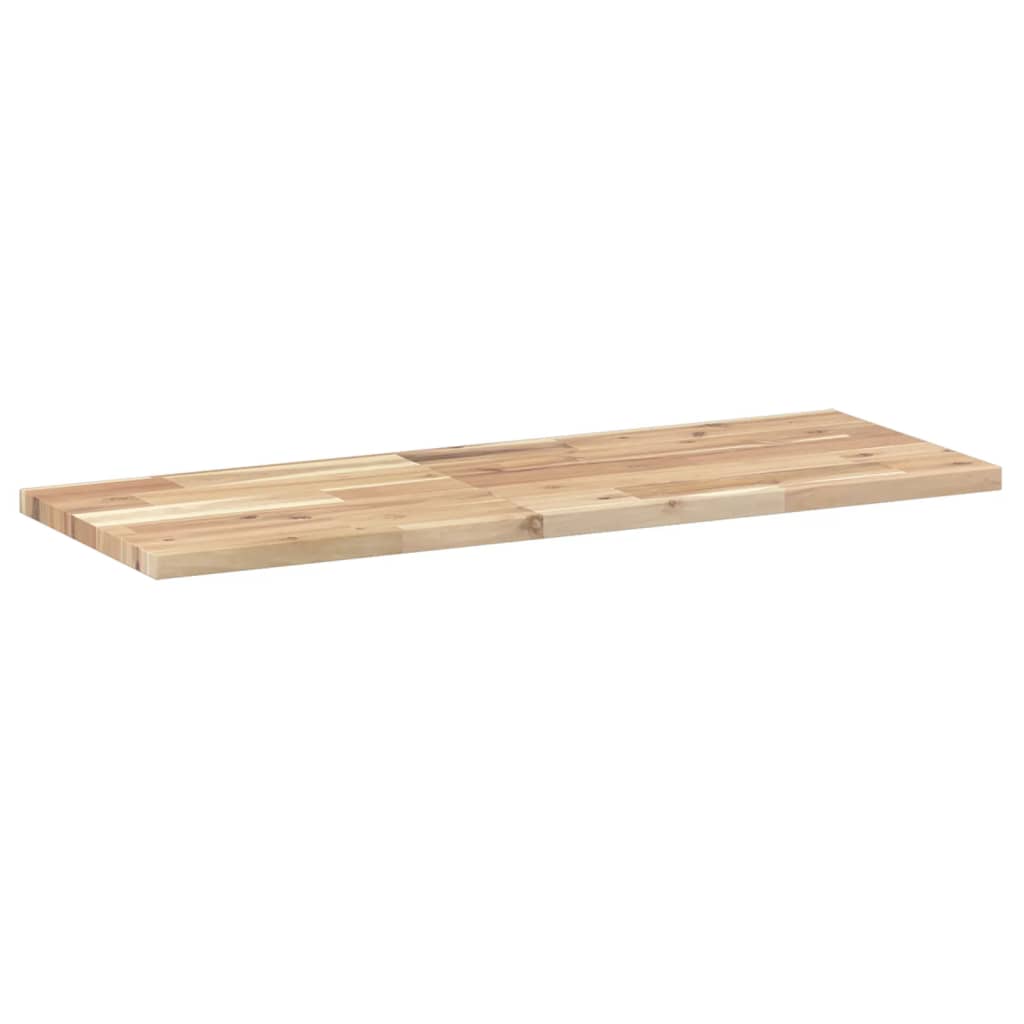 Plutajuće police 2 kom 100x30x2 cm Neobrađeno puno drvo akacije