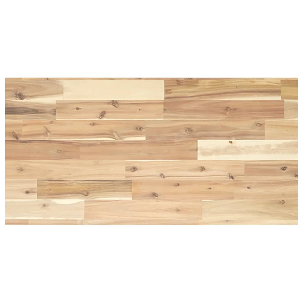 Plutajuća polica 100x40x2 cm masivno neobrađeno drvo bagrema