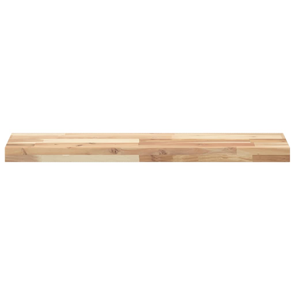 Plutajuće police 2 kom 80x20x4 cm Neobrađeno puno drvo akacije
