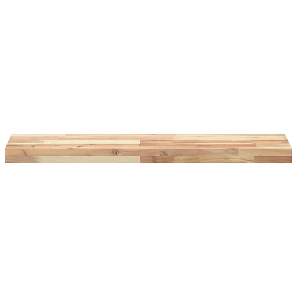 Plutajuće police 4 kom 100x20x4 cm Neobrađeno puno drvo akacije