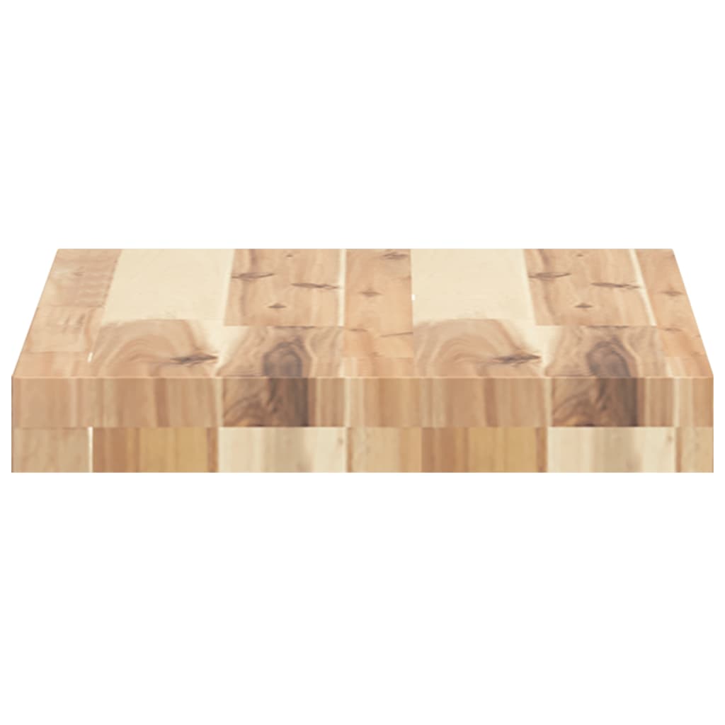Plutajuća polica 60x30x4 cm Neobrađeno puno drvo akacije