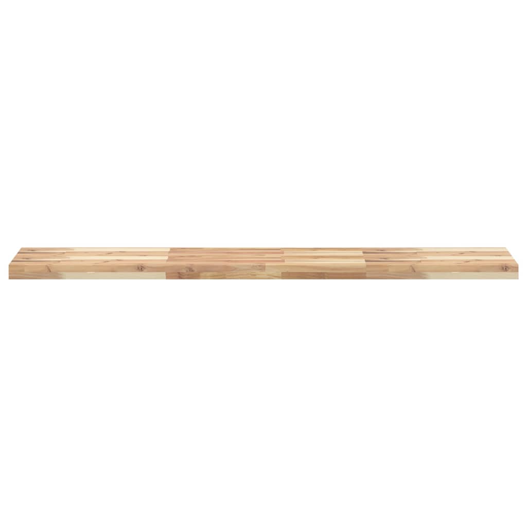 Plutajuće police 4 kom 120x30x4 cm Neobrađeno puno drvo akacije