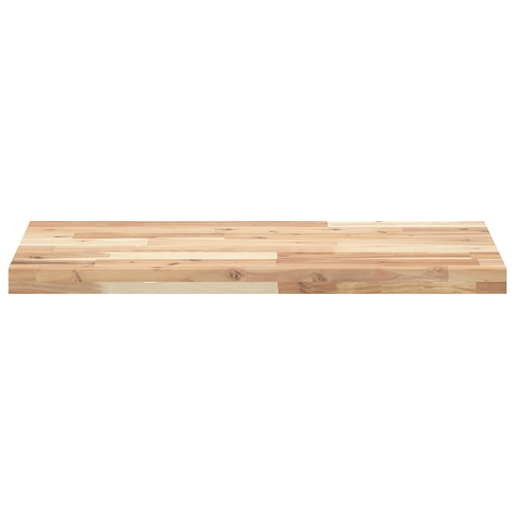 Plutajuće police 2 kom 80x40x4 cm Neobrađeno puno drvo akacije