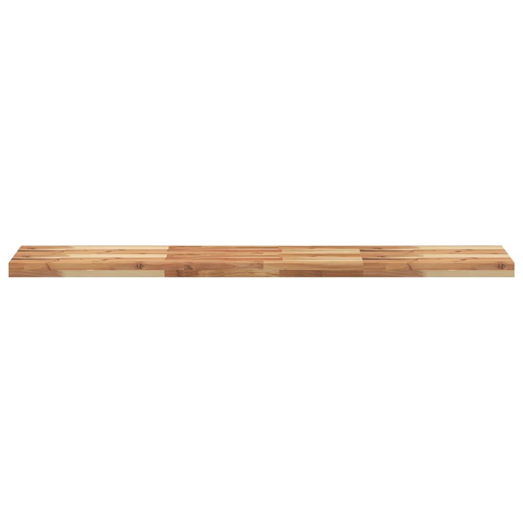 Plutajuće police 2kom s uljnim premazom 120x30x4cm drvo bagrema