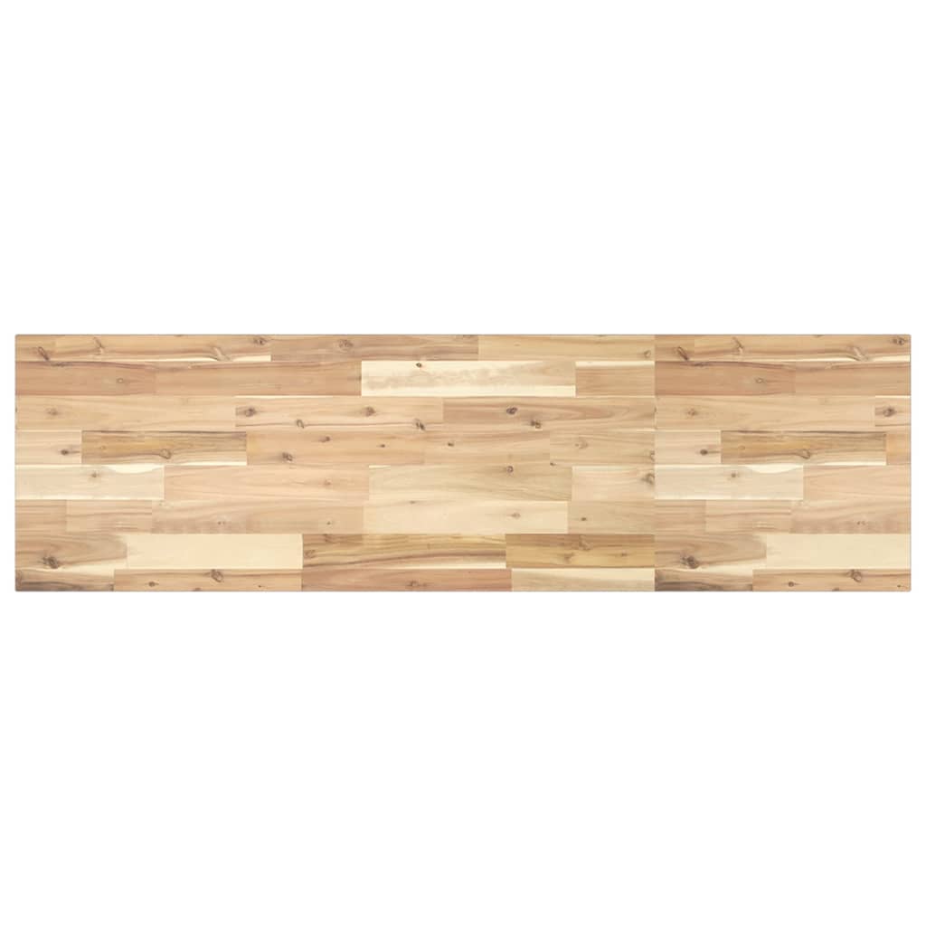 Površina za umivaonik neobrađena 140x40x2 cm od drva bagrema