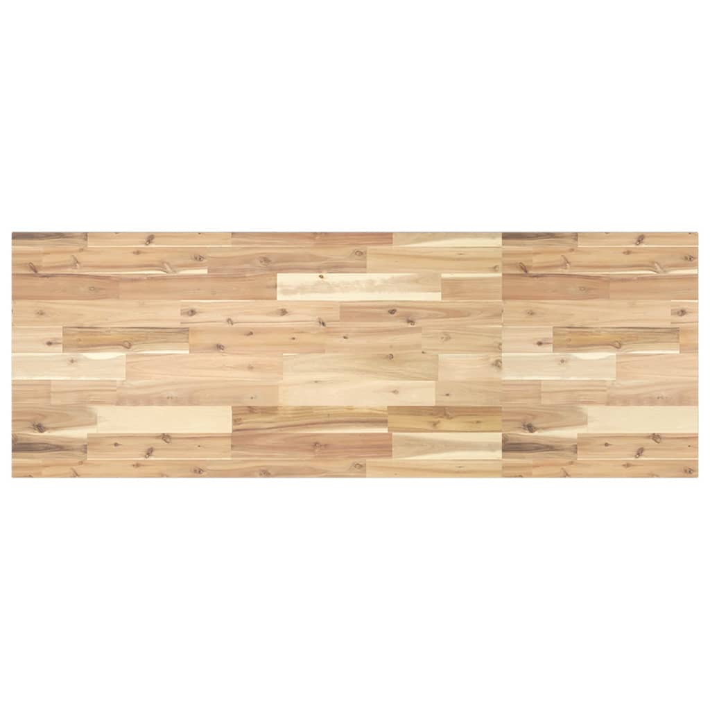 Površina za umivaonik neobrađena 120x50x2 cm od drva bagrema