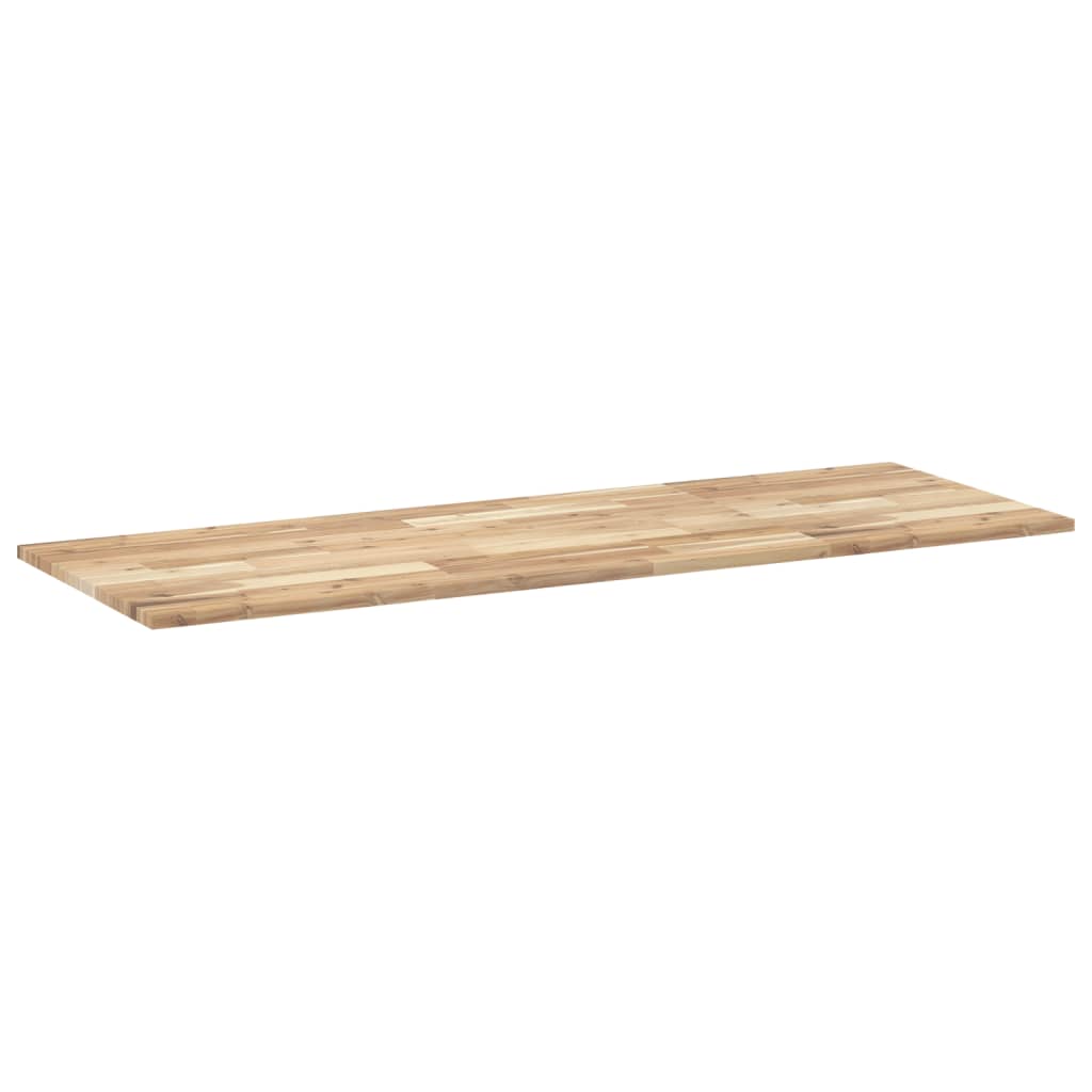 Površina za umivaonik neobrađena 120x50x2 cm od drva bagrema