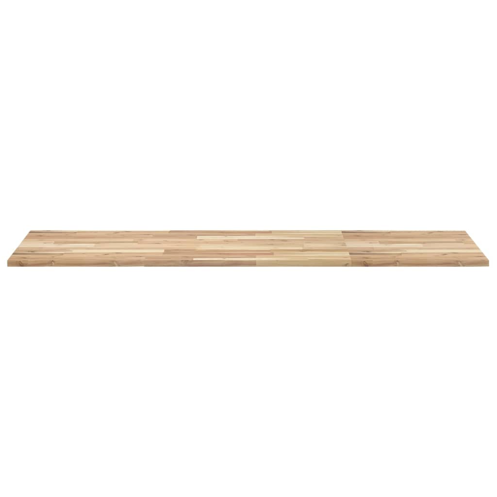 Površina za umivaonik neobrađena 120x60x2 cm od drva bagrema