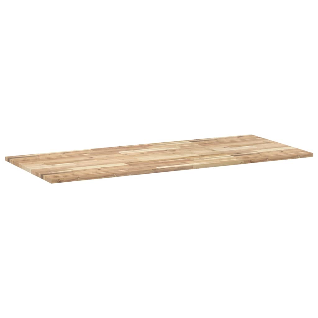 Površina za umivaonik neobrađena 120x60x2 cm od drva bagrema