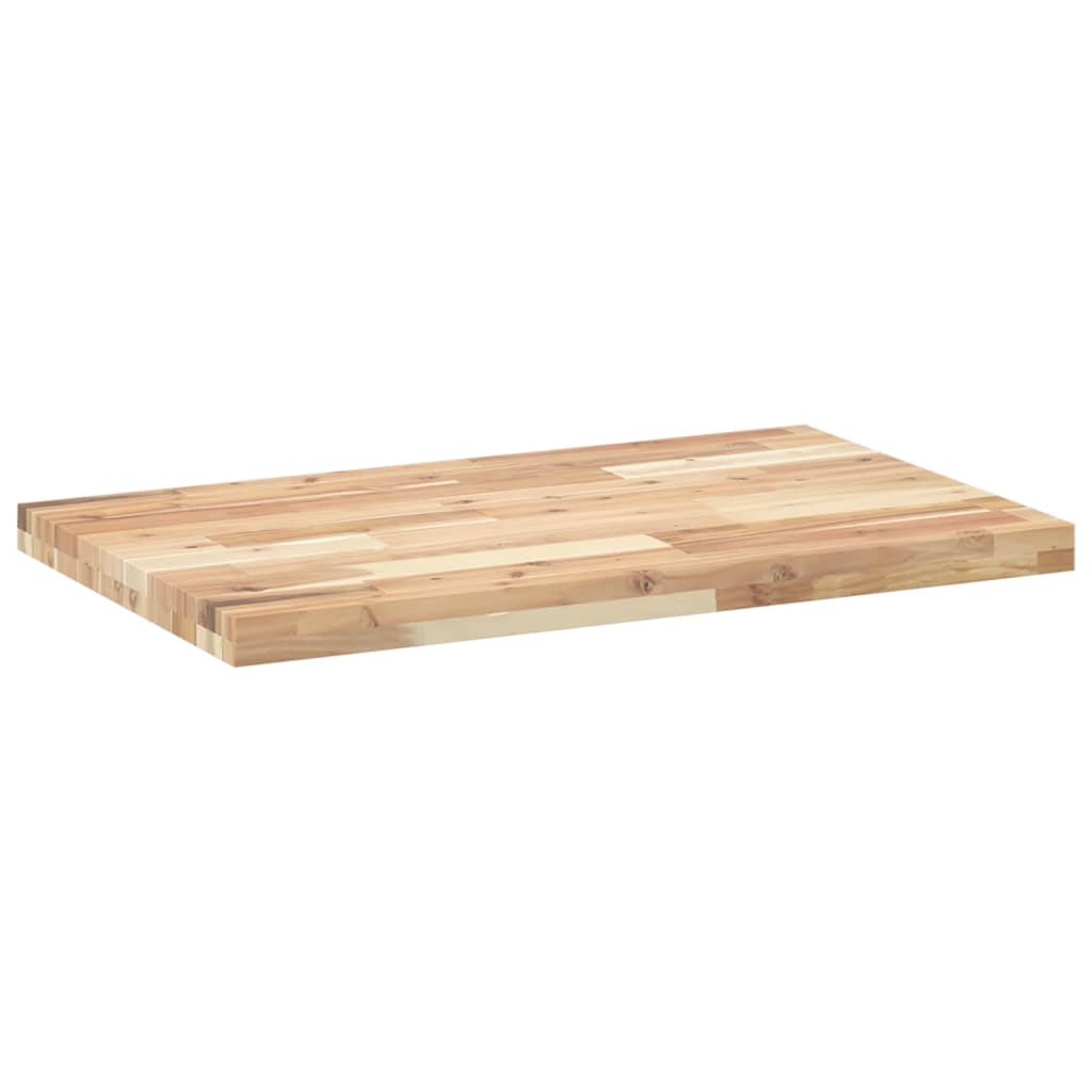 Površina za umivaonik neobrađena 80 x 50 x 4 cm od drva bagrema