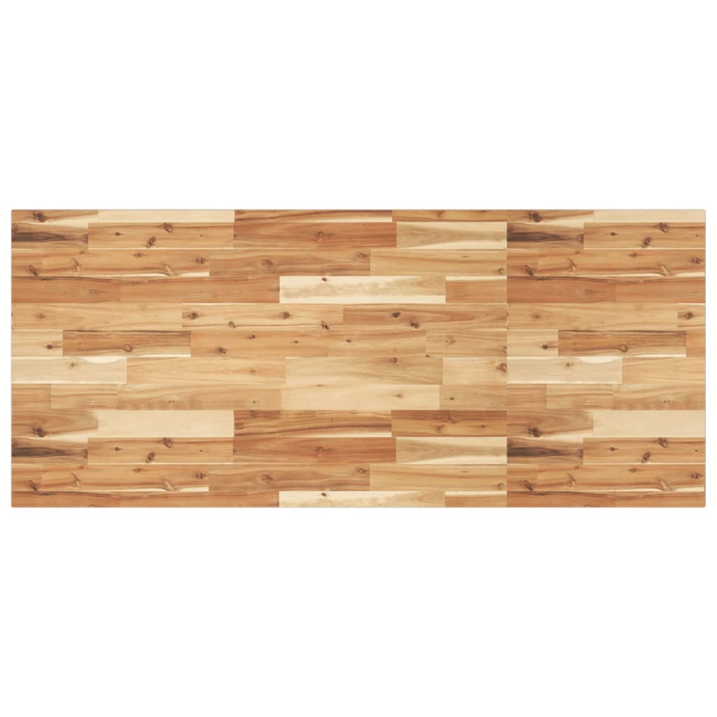 Ploča za umivaonik s uljnim premazom 140x60x2 cm drvo bagrema