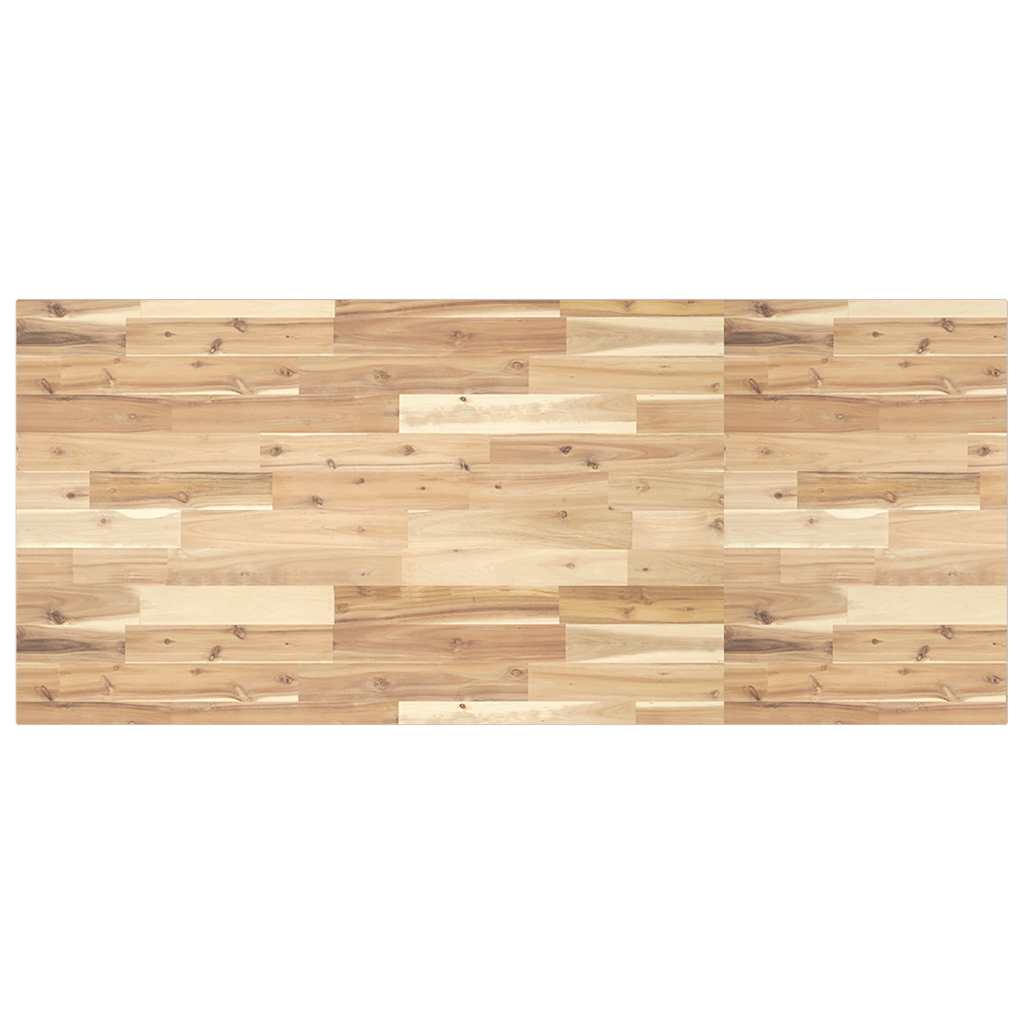 Ploča za radni stol neobrađena 120x60x2 cm od bagremovog drva