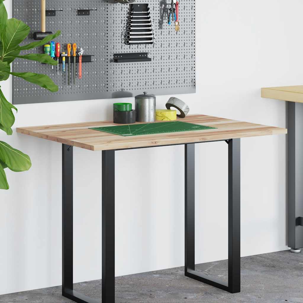 Ploča za radni stol neobrađena 120x70x2 cm od bagremovog drva