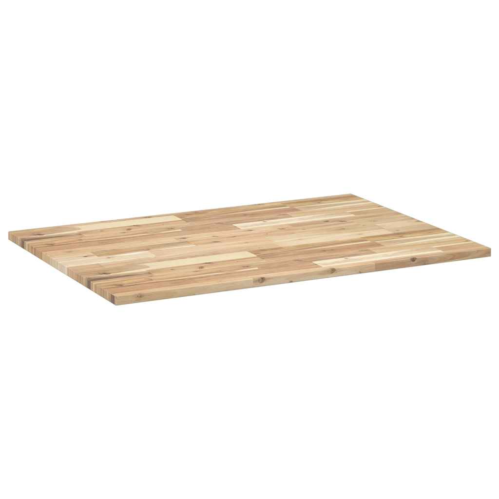 Ploča za radni stol neobrađena 120x70x2 cm od bagremovog drva
