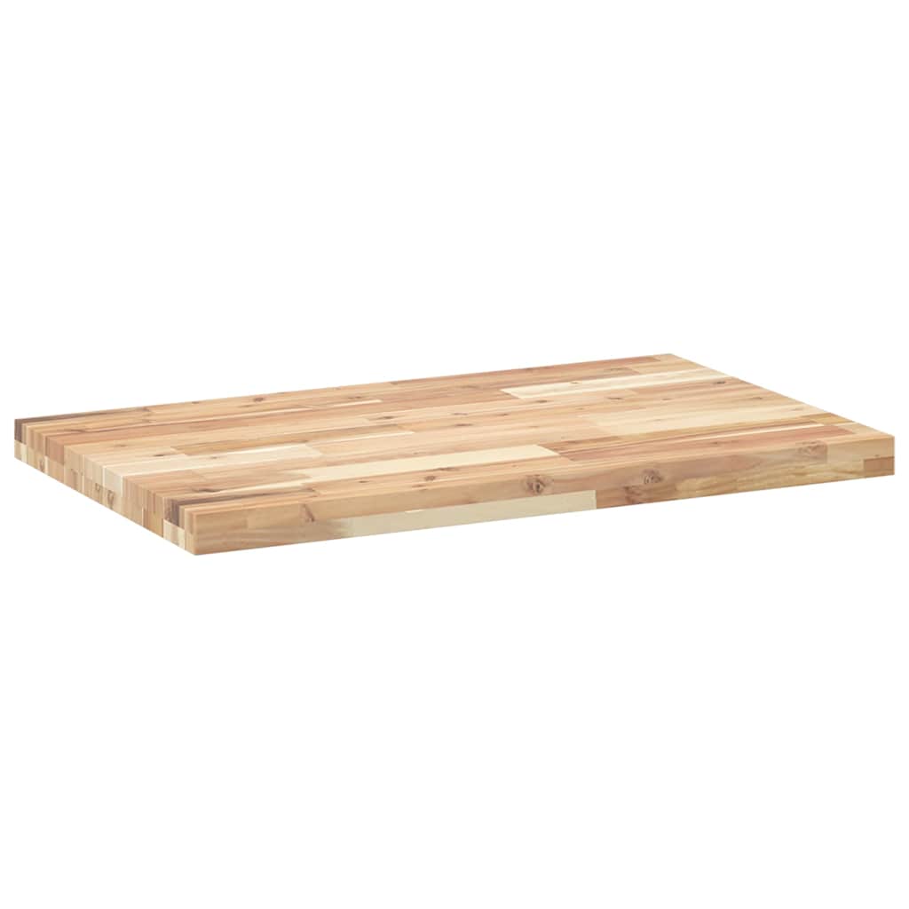 Ploča za radni stol neobrađena 80x50x4 cm od bagremovog drva