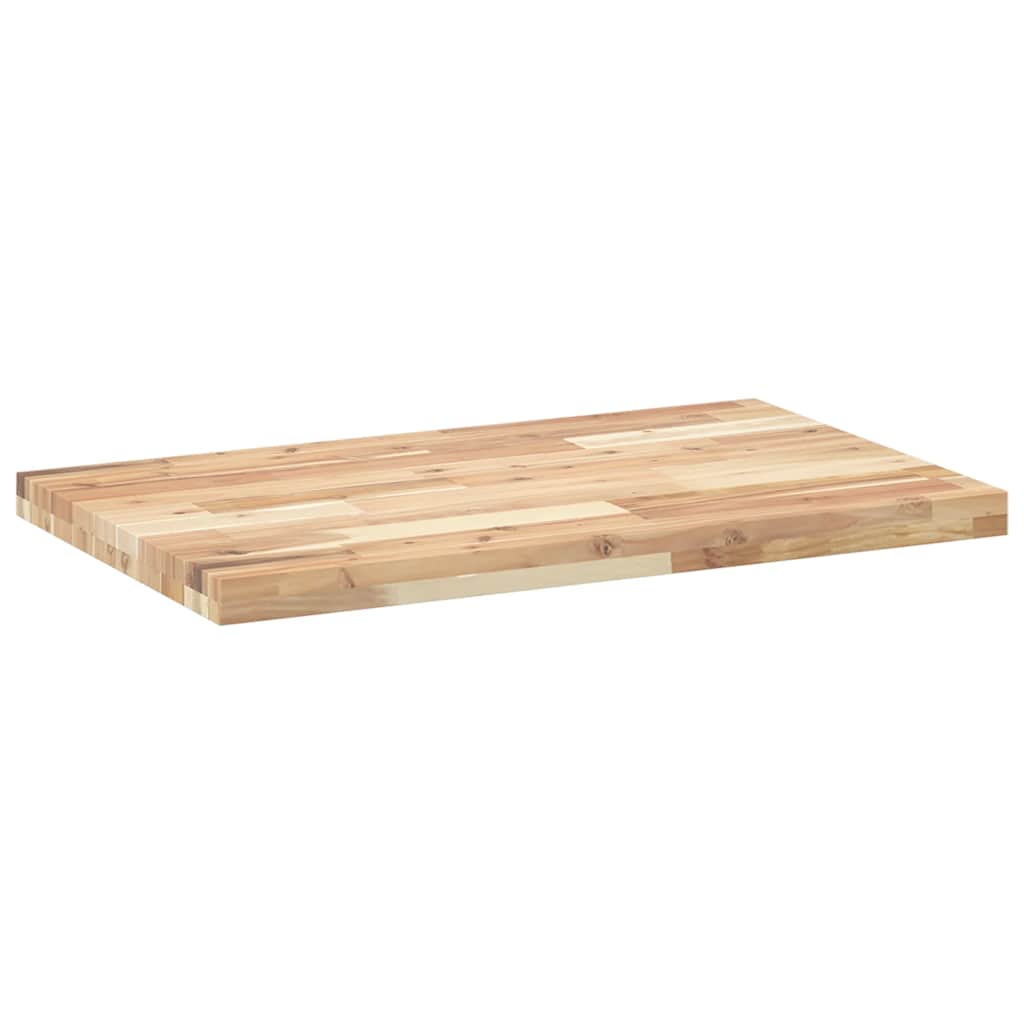 Ploča za radni stol neobrađena 80x50x4 cm od bagremovog drva