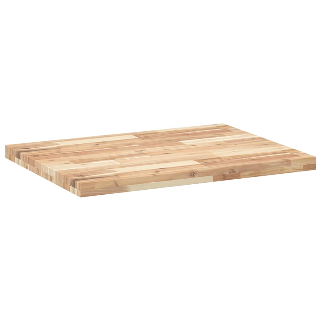 Ploča za radni stol neobrađena 100x60x4 cm od bagremovog drva