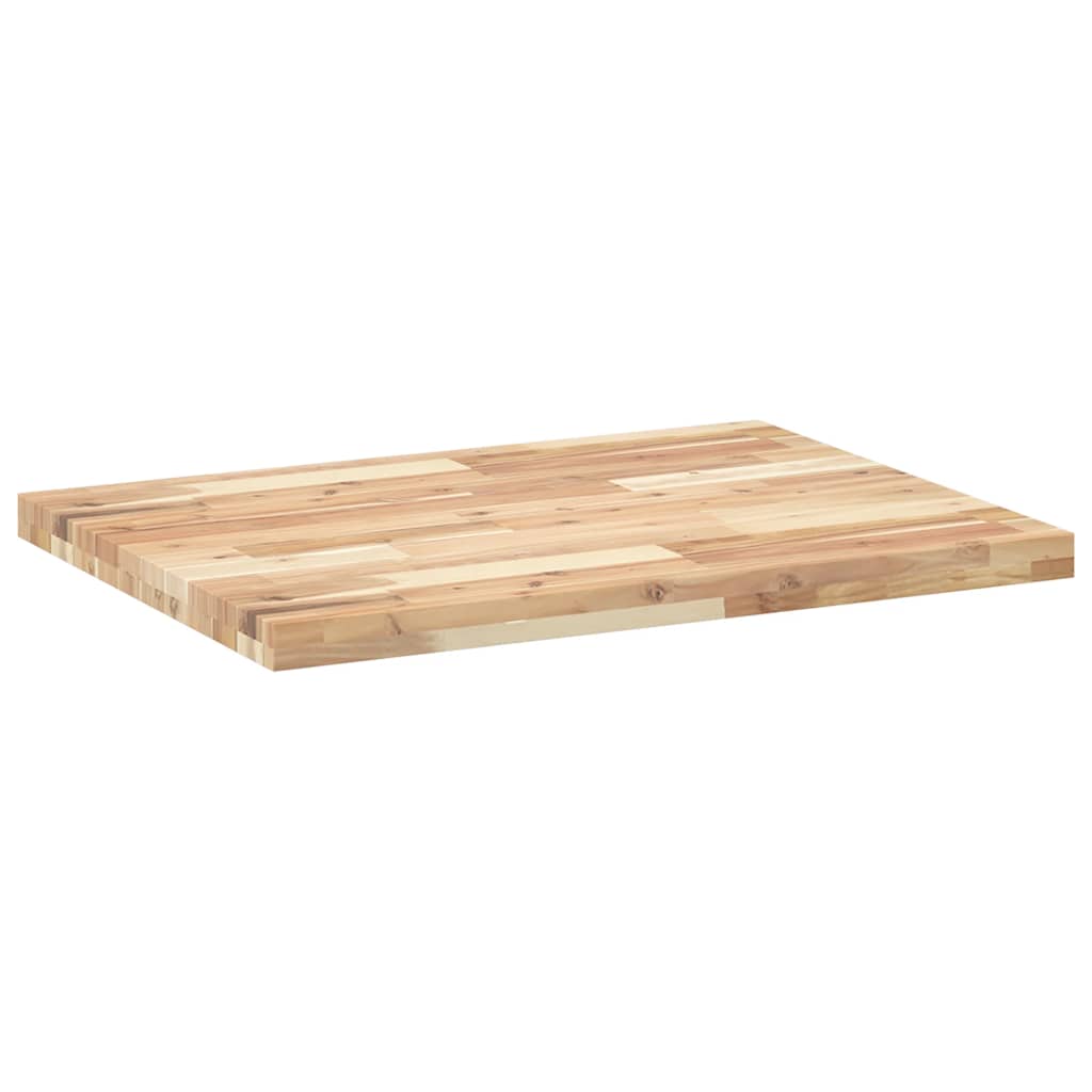 Ploča za radni stol neobrađena 100x60x4 cm od bagremovog drva