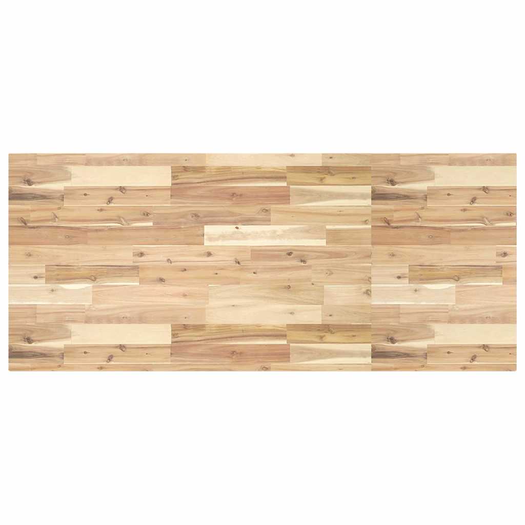 Ploča za radni stol neobrađena 120x60x4 cm od bagremovog drva