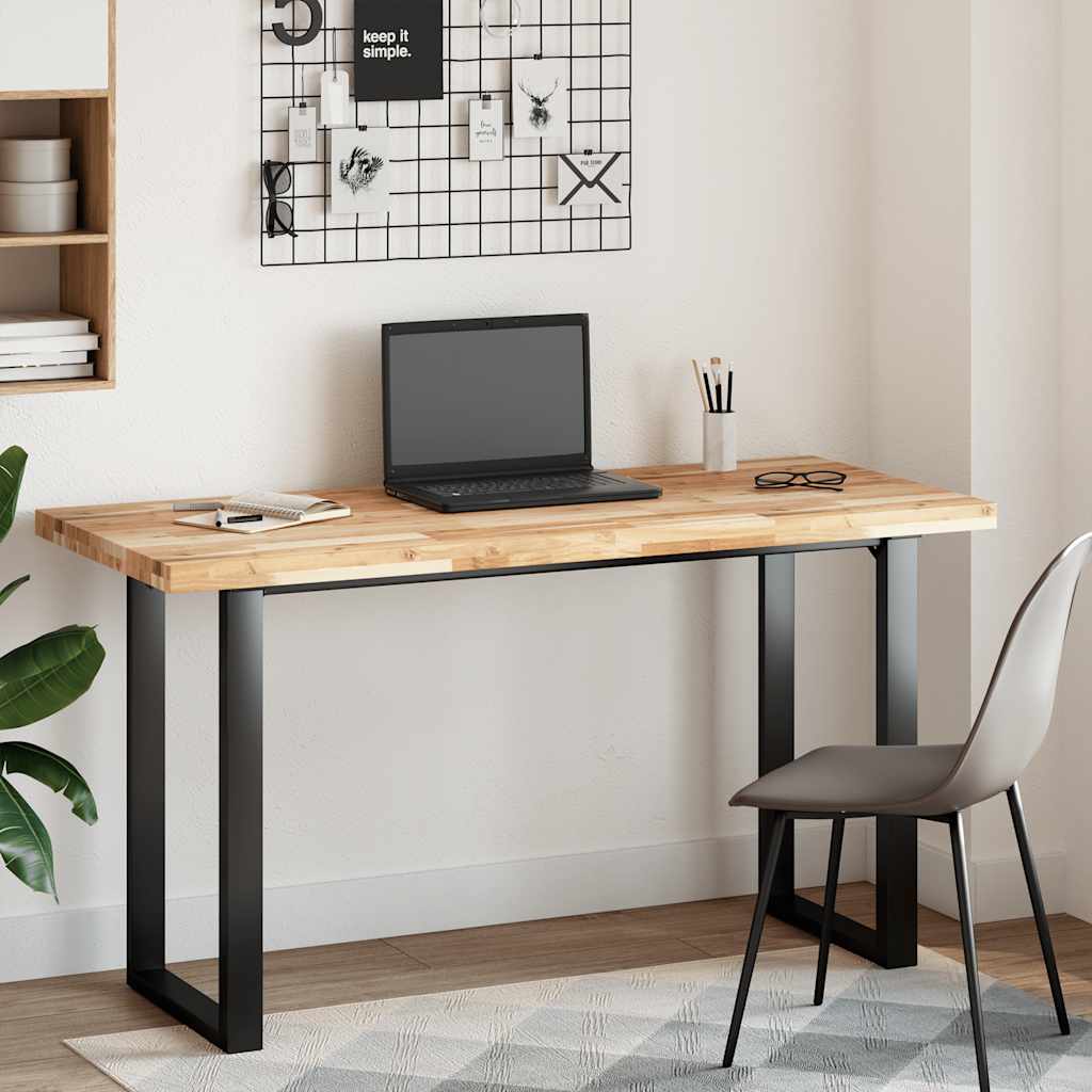 Ploča za radni stol neobrađena 120x60x4 cm od bagremovog drva