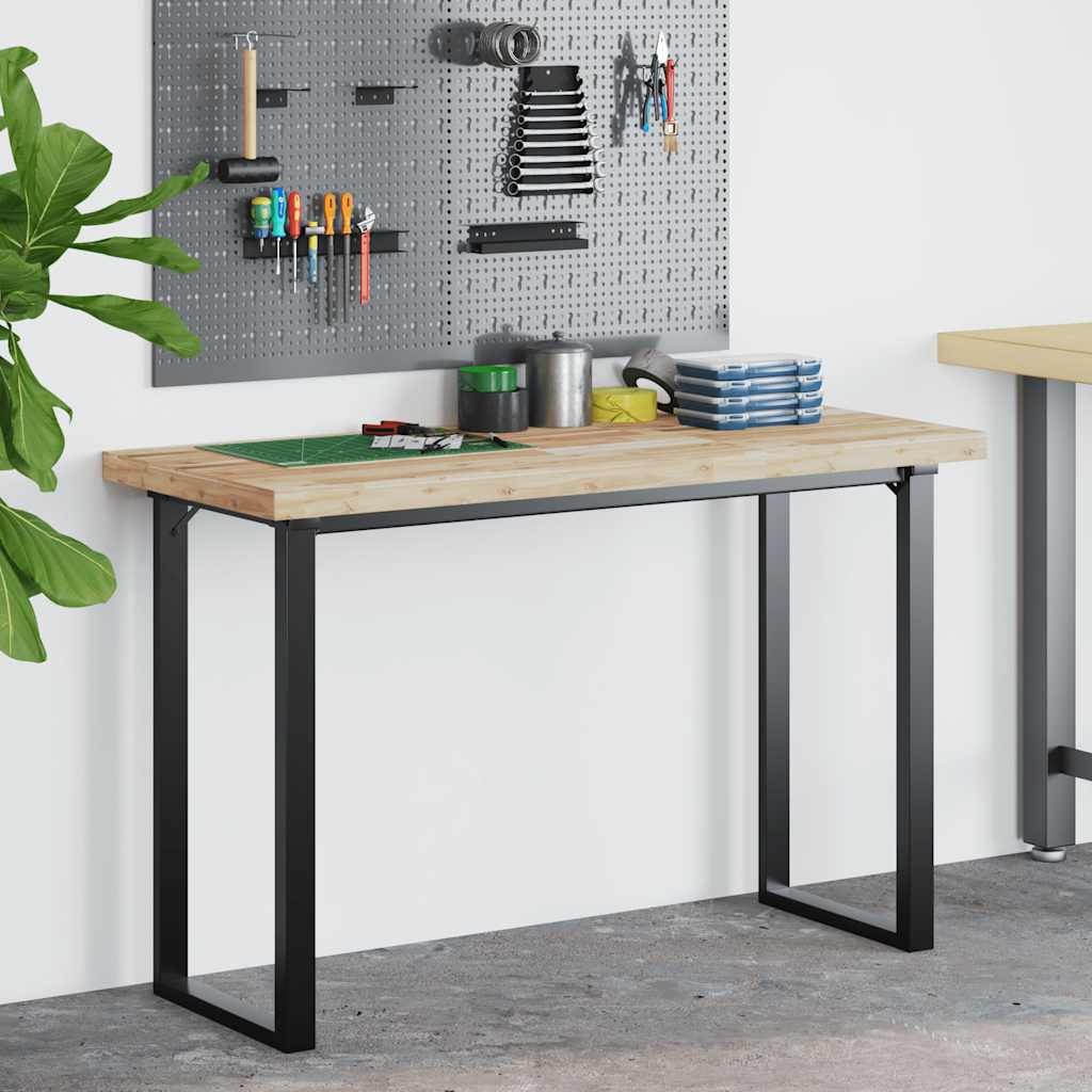Ploča za radni stol neobrađena 120x60x4 cm od bagremovog drva