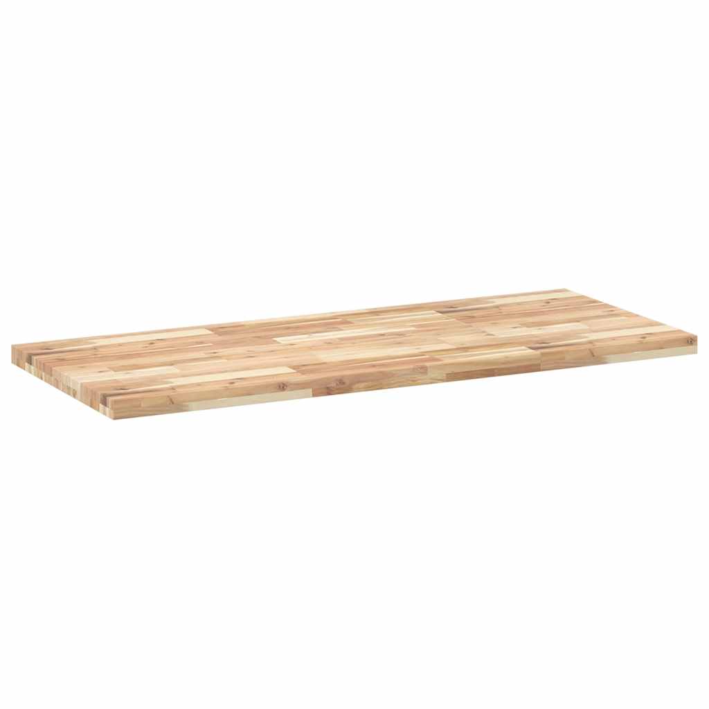 Ploča za radni stol neobrađena 120x60x4 cm od bagremovog drva