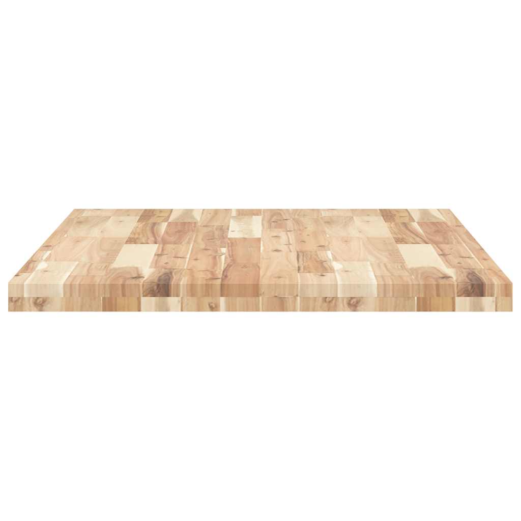 Ploča za radni stol neobrađena 80x70x4 cm od bagremovog drva
