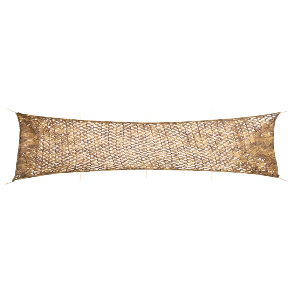 Kamuflažna mreža s torbom za pohranu 809 x 207 cm Pješčana