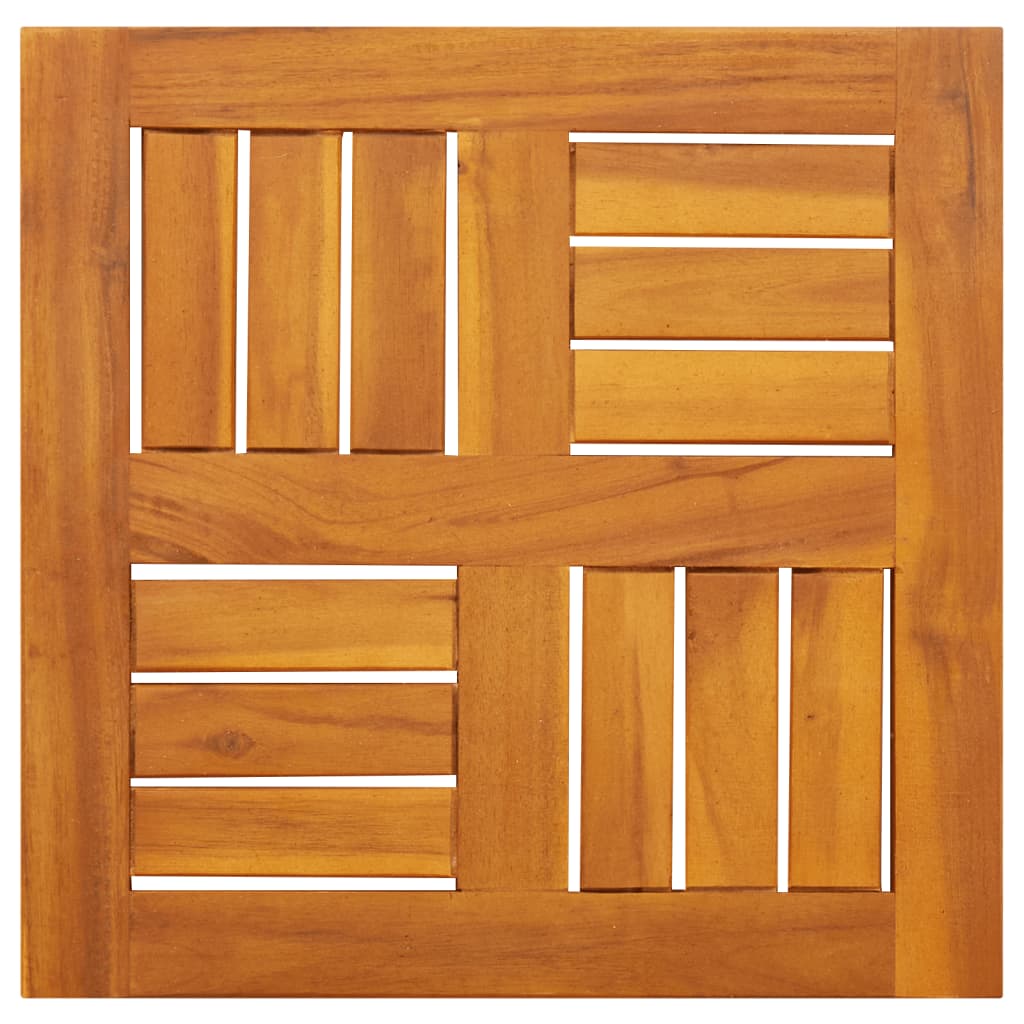 Stolna ploča 40 x 40 x 2 cm četvrtasta od masivnog drva bagrema