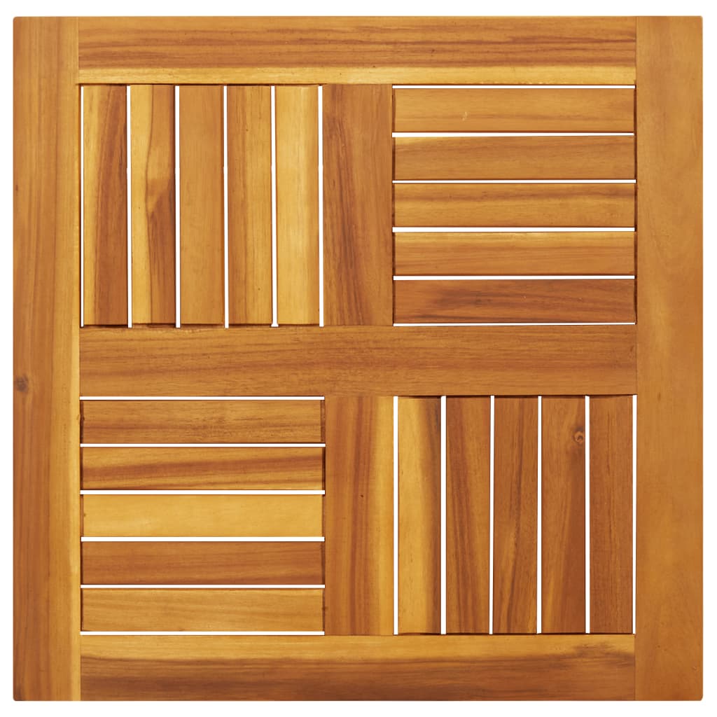 Stolna ploča 60x60x2 cm četvrtasta od masivnog drva bagrema