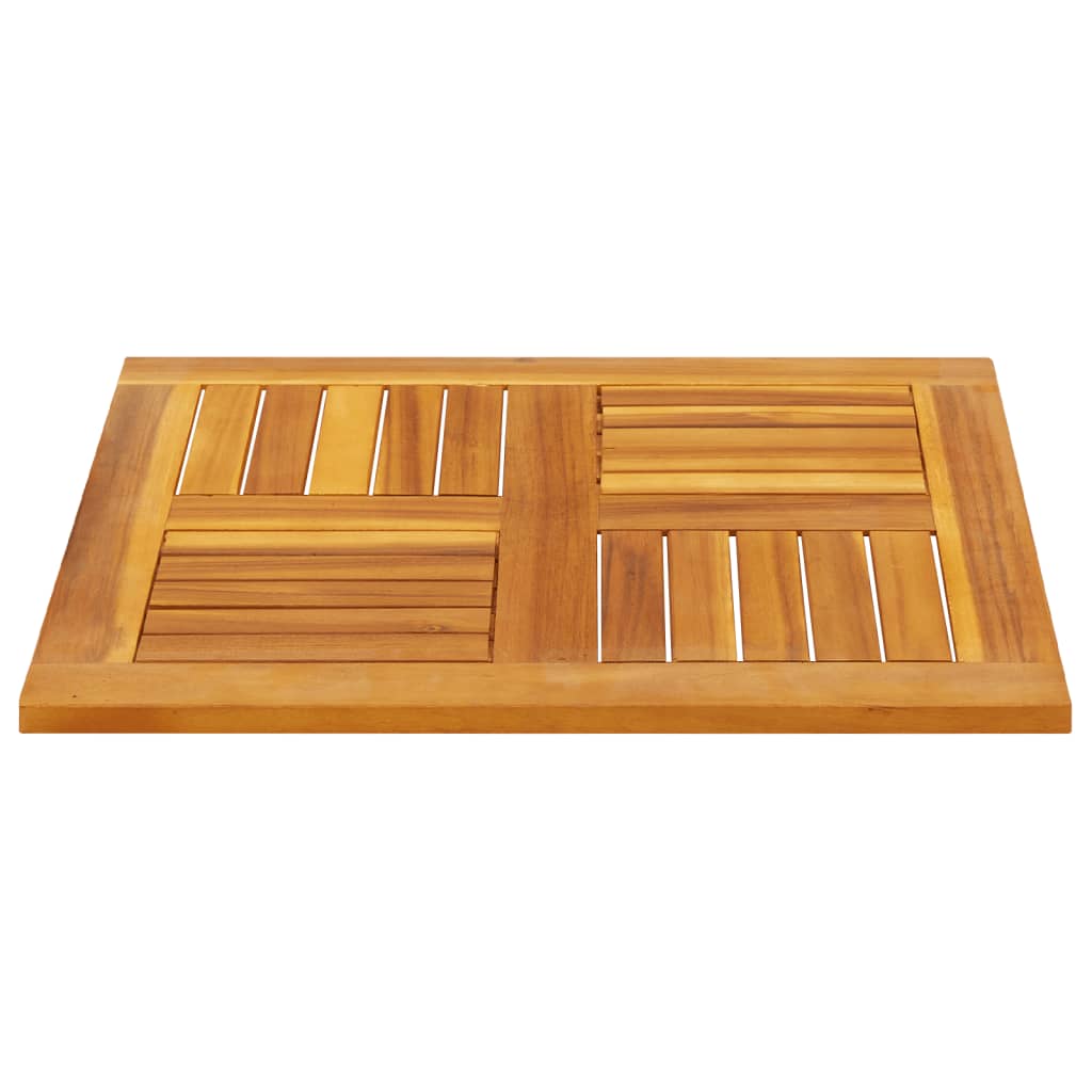 Stolna ploča 60x60x2 cm četvrtasta od masivnog drva bagrema