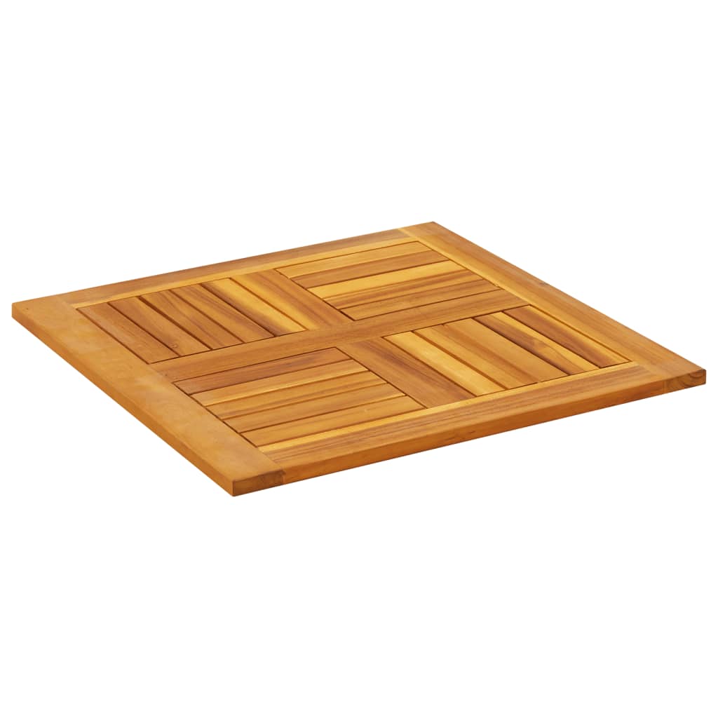 Stolna ploča 60x60x2 cm četvrtasta od masivnog drva bagrema