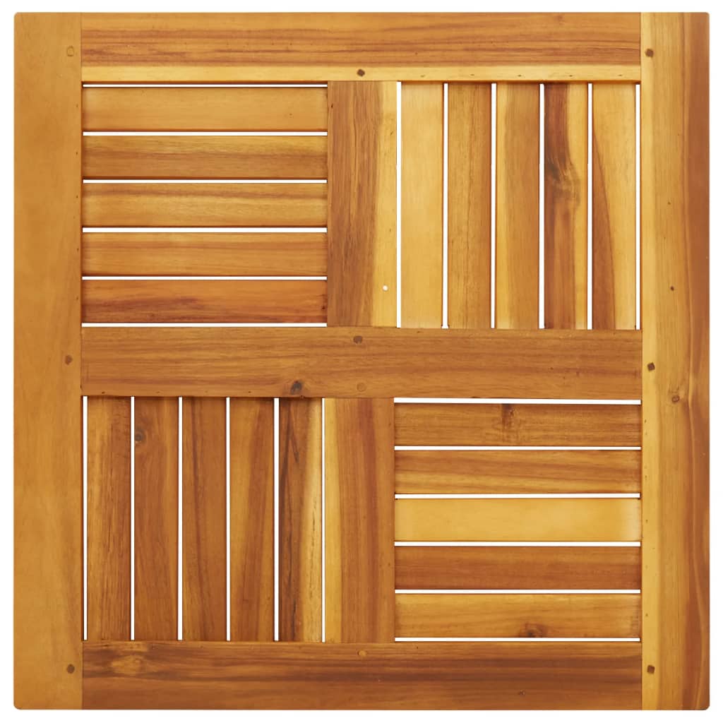 Stolna ploča 60x60x2 cm četvrtasta od masivnog drva bagrema