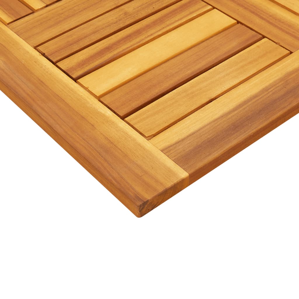 Stolna ploča 60x60x2 cm četvrtasta od masivnog drva bagrema