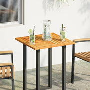 Stolna ploča 60x60x2 cm četvrtasta od masivnog drva bagrema