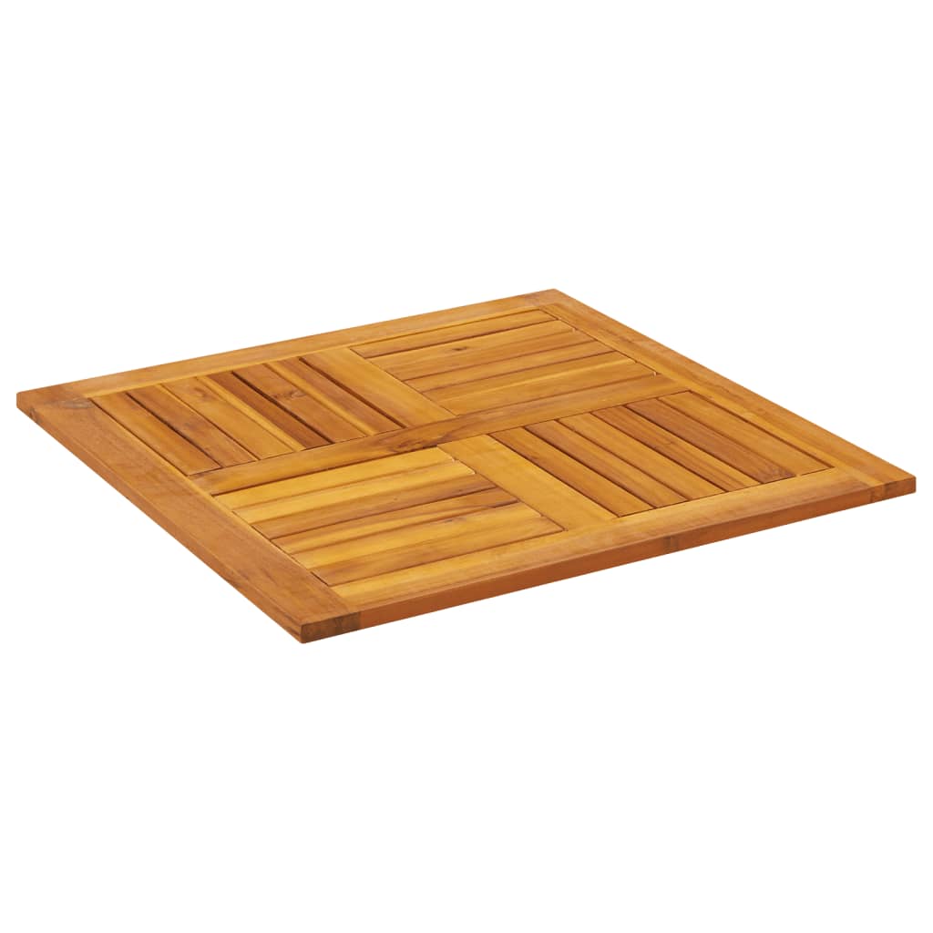 Stolna ploča 70x70x2 cm četvrtasta od masivnog drva bagrema