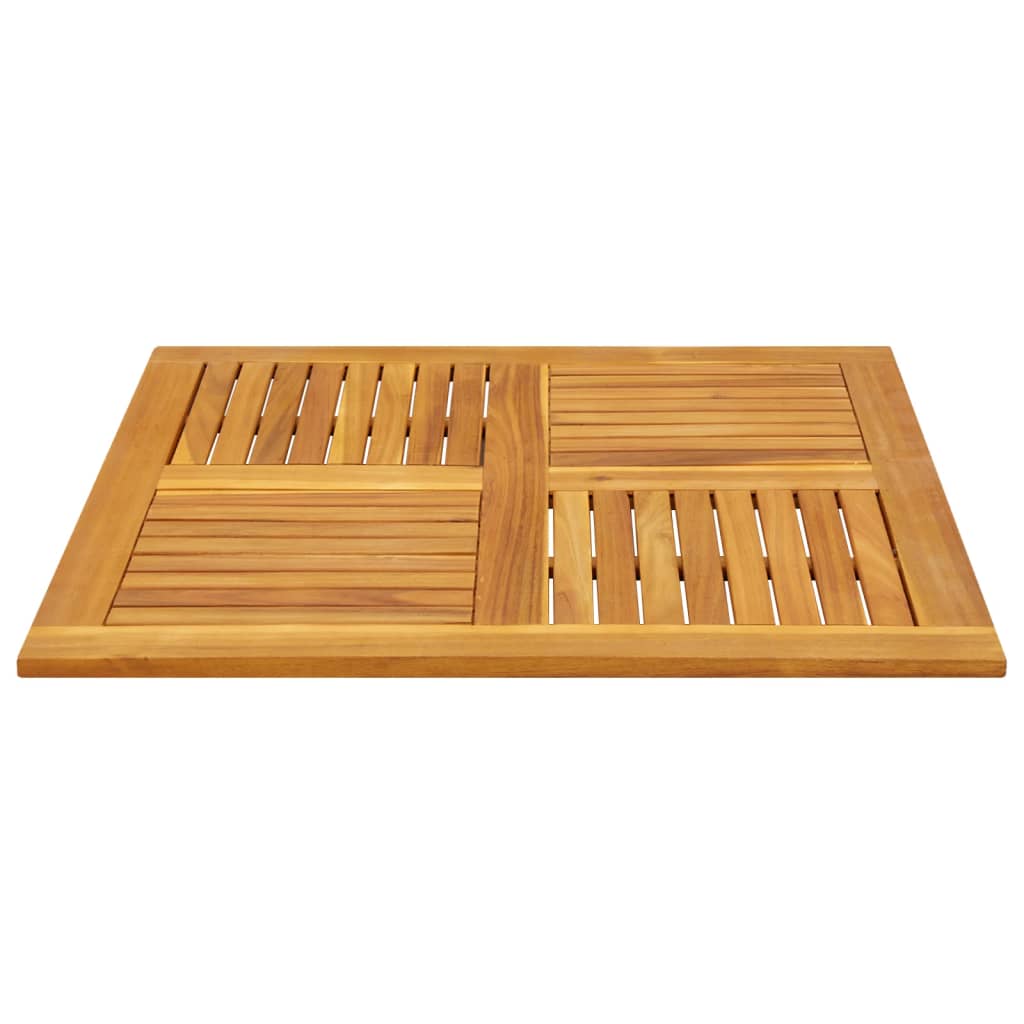 Stolna ploča 90x90x2,2 cm četvrtasta od masivnog drva bagrema