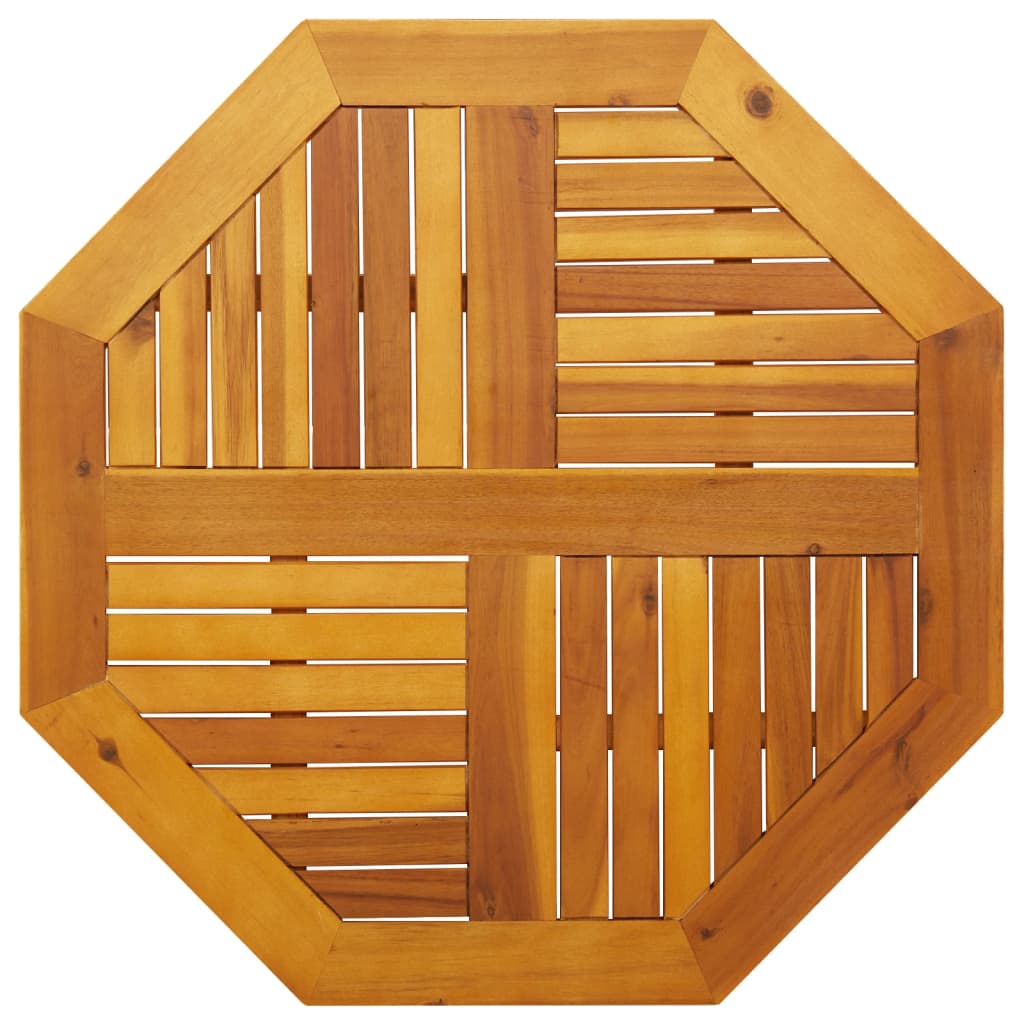 Stolna ploča 80x80x2,2 cm osmerokutna od masivnog drva bagrema