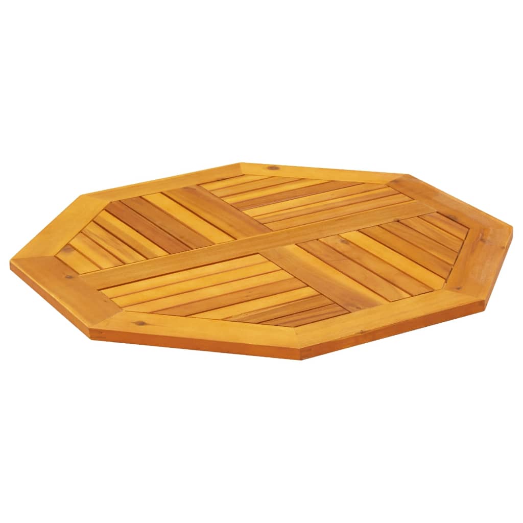 Stolna ploča 80x80x2,2 cm osmerokutna od masivnog drva bagrema