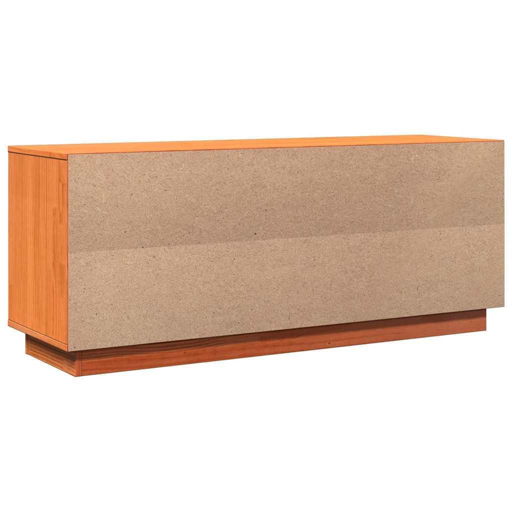 Ormarić za cipele voštano smeđi 110x34x45 cm masivna borovina