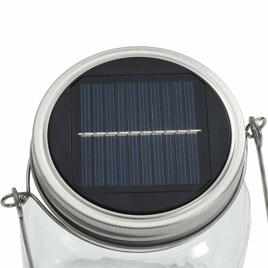 Solarno stakleno vanjsko svjetlo 12 kom toplo bijelo