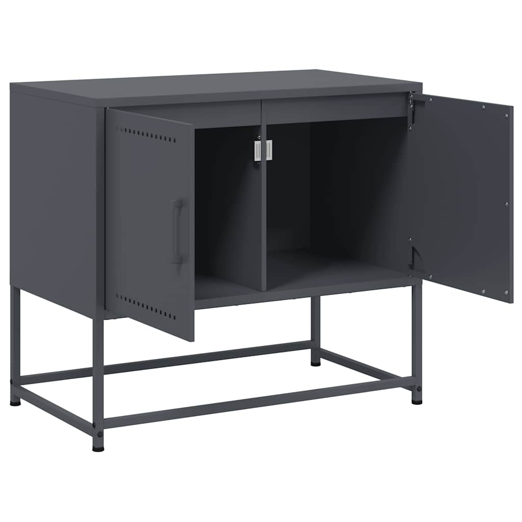 TV ormarić antracit 68,5 x 39 x 60,5 cm čelični