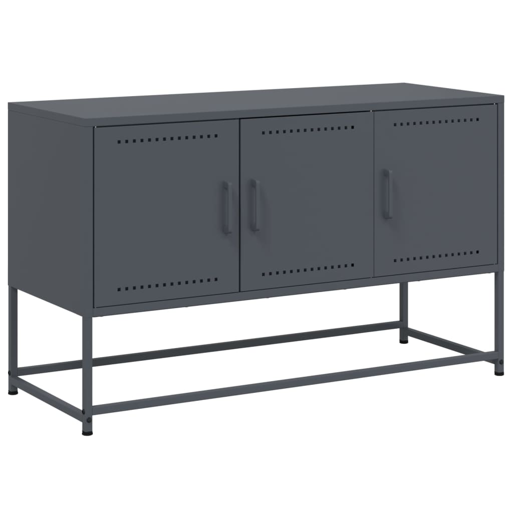 TV ormarić antracit 100,5x39x60,5 cm čelični