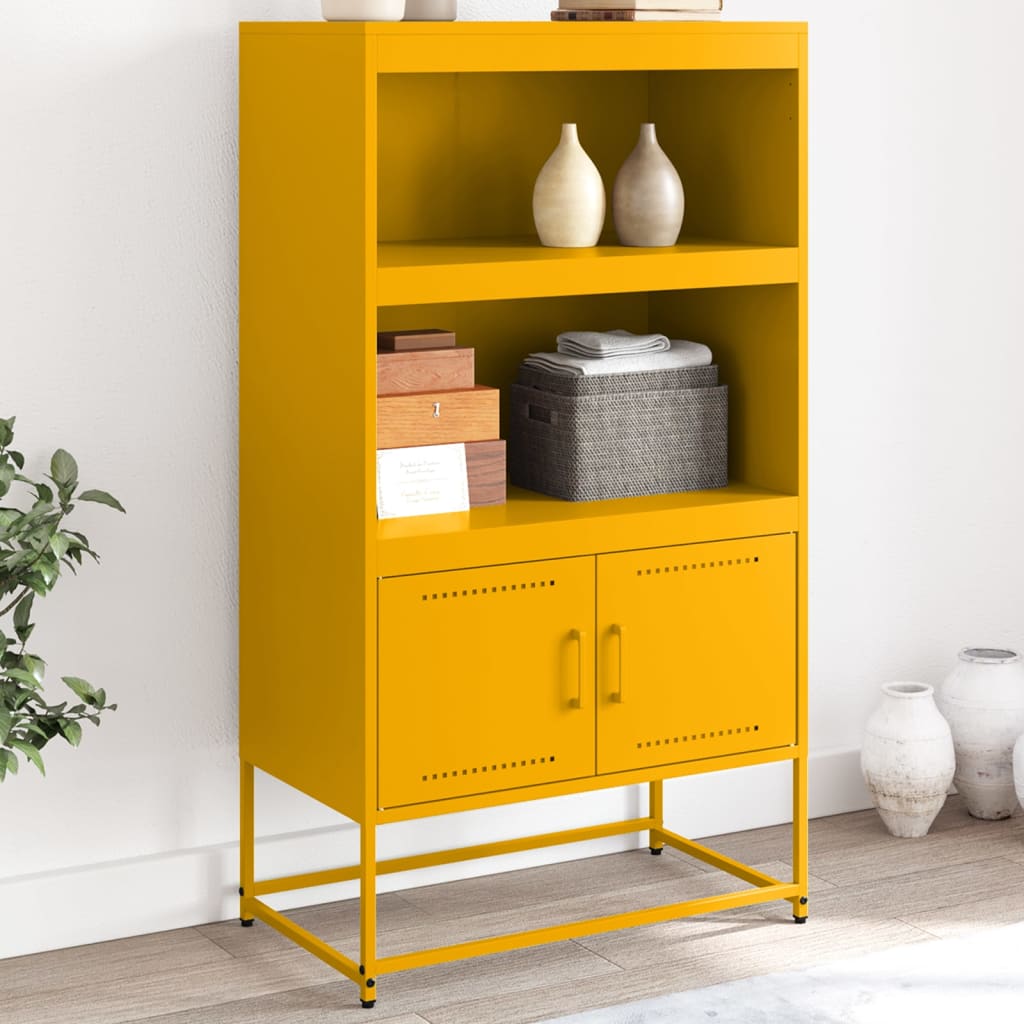 Visoka komoda 68,5 x 38,5 x 123,5 cm čelična
