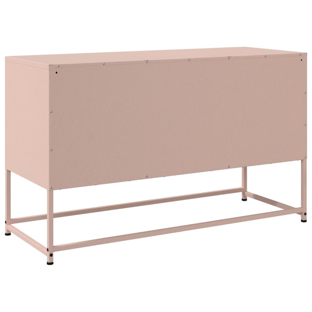 TV ormarić ružičasti 100,5x39x60,5 cm čelični