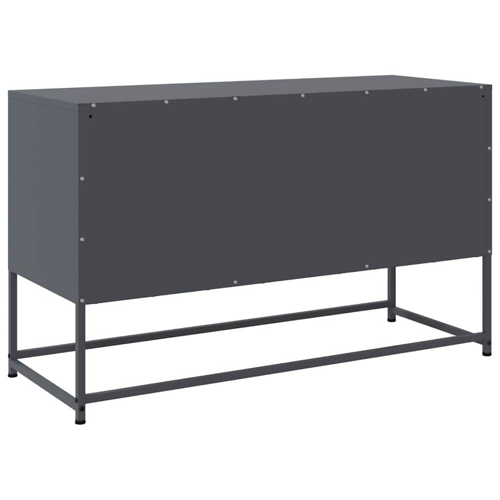 TV ormarić antracit 100,5x39x60,5 cm čelični