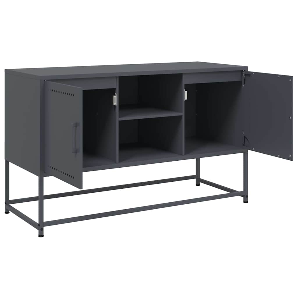 TV ormarić antracit 100,5x39x60,5 cm čelični