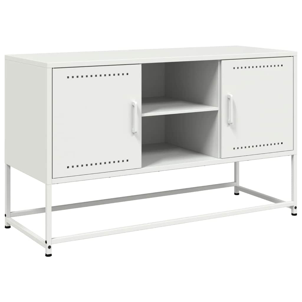TV ormarić bijeli 100,5 x 39 x 60,5 cm čelični